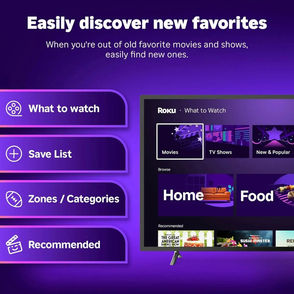 Roku Stick Hd 2025 Control Por Voz Tv Gratis En Vivo