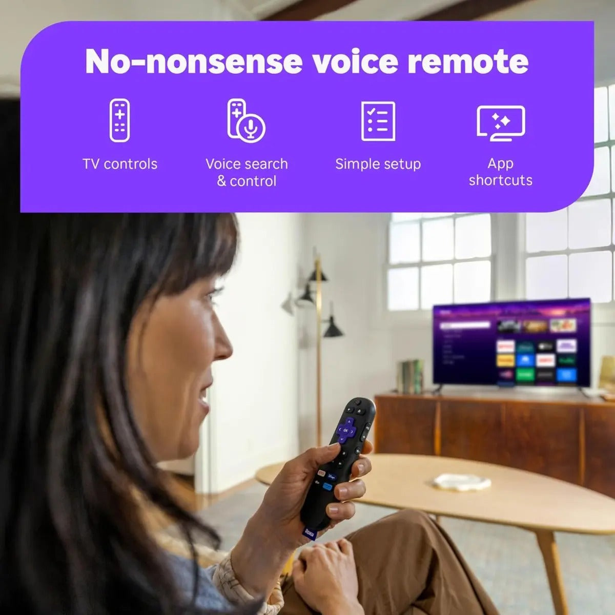 Roku Stick Hd 2025 Control Por Voz Tv Gratis En Vivo