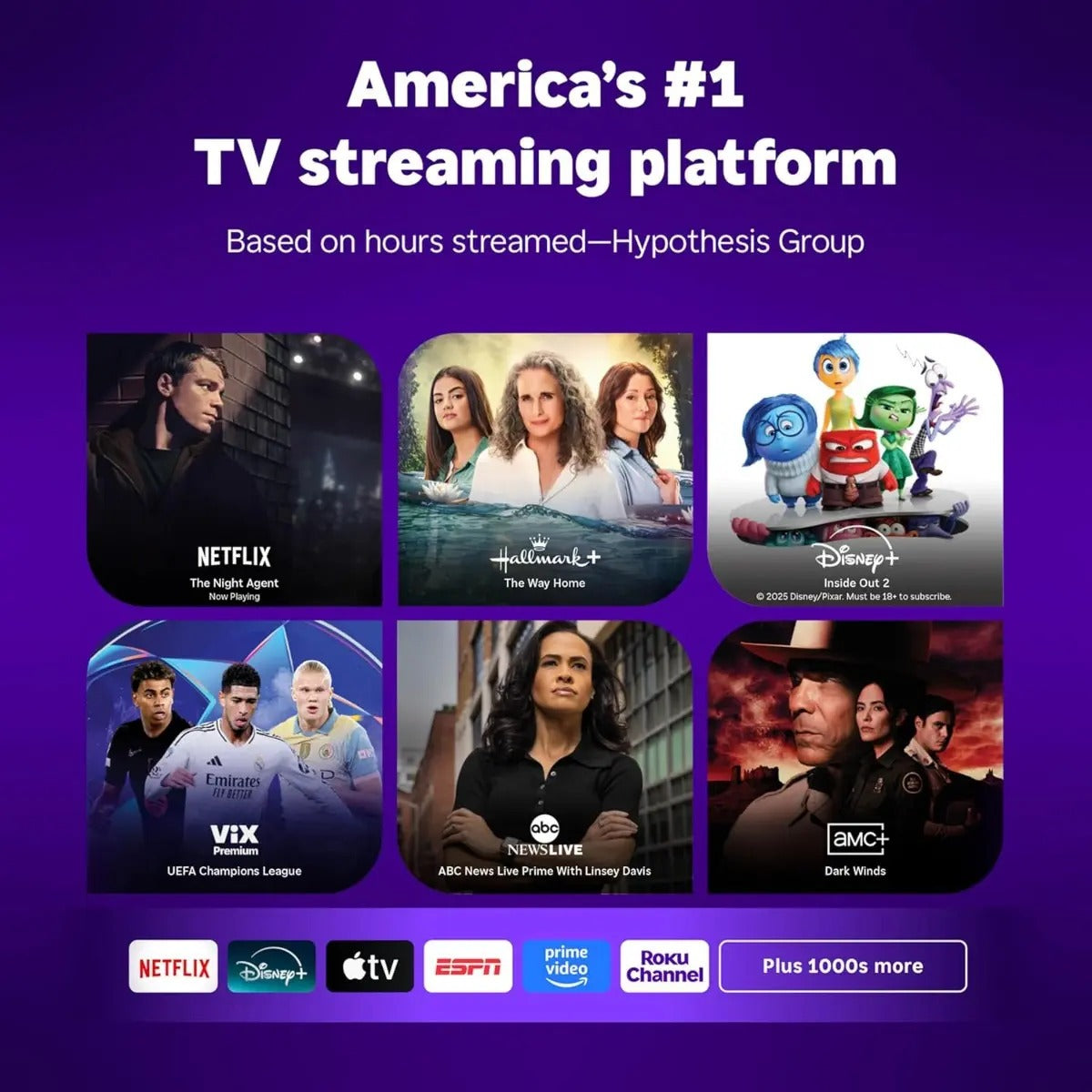 Roku Stick Hd 2025 Control Por Voz Tv Gratis En Vivo
