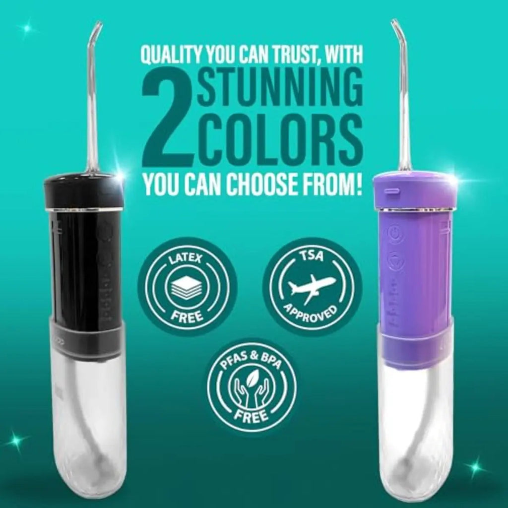 Irrigador Dental Portatil Con Temporizador 180 Ml