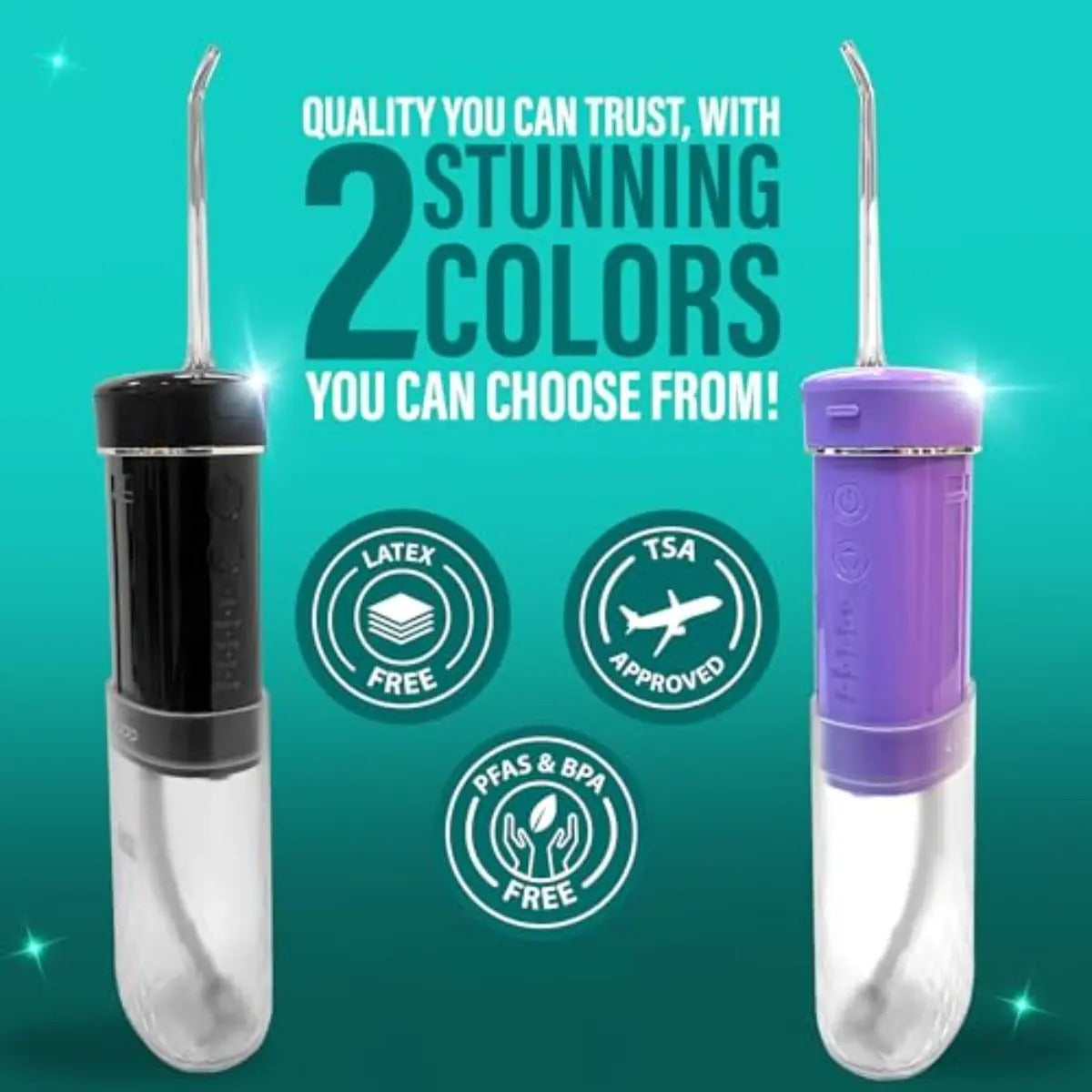Irrigador Dental Portatil Con Temporizador 180 Ml