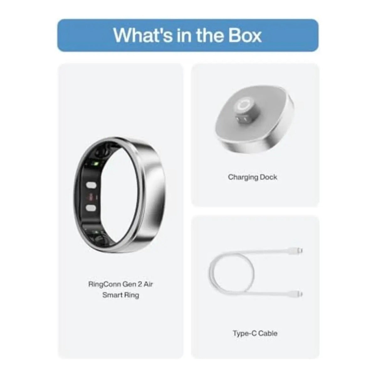 Anillo Inteligente Ringconn Gen 2 Salud Sueño Sin Cuotas App