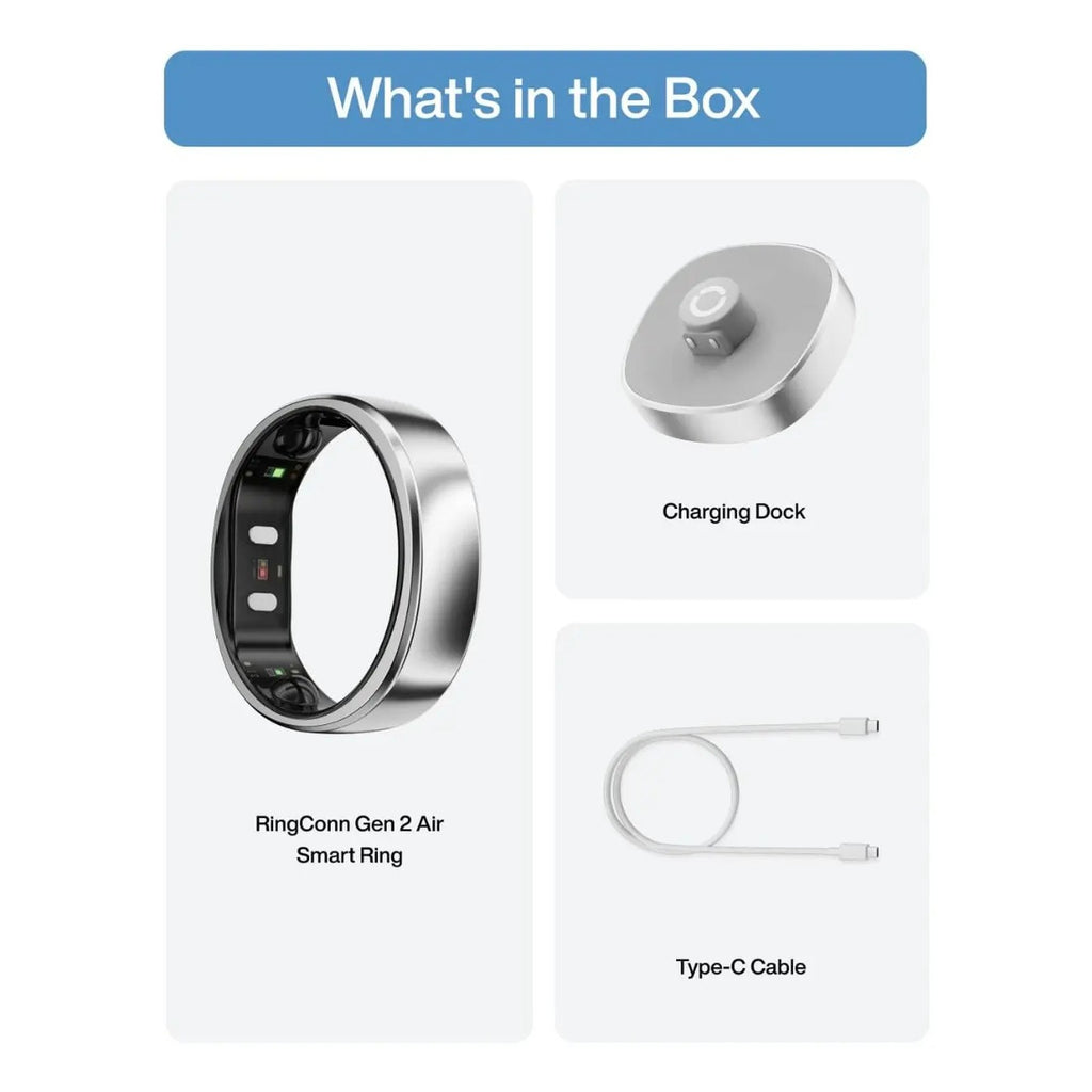 Anillo Inteligente Ringconn Gen 2 Air Salud Fitness 10 Dias