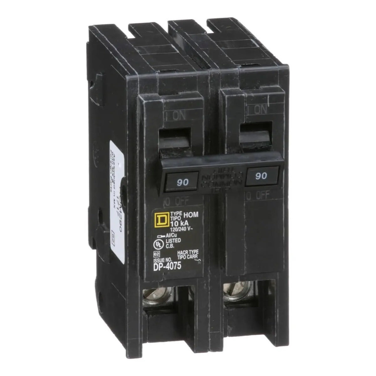 Interruptor 90a Doble Polo Square D Homeline Seguro