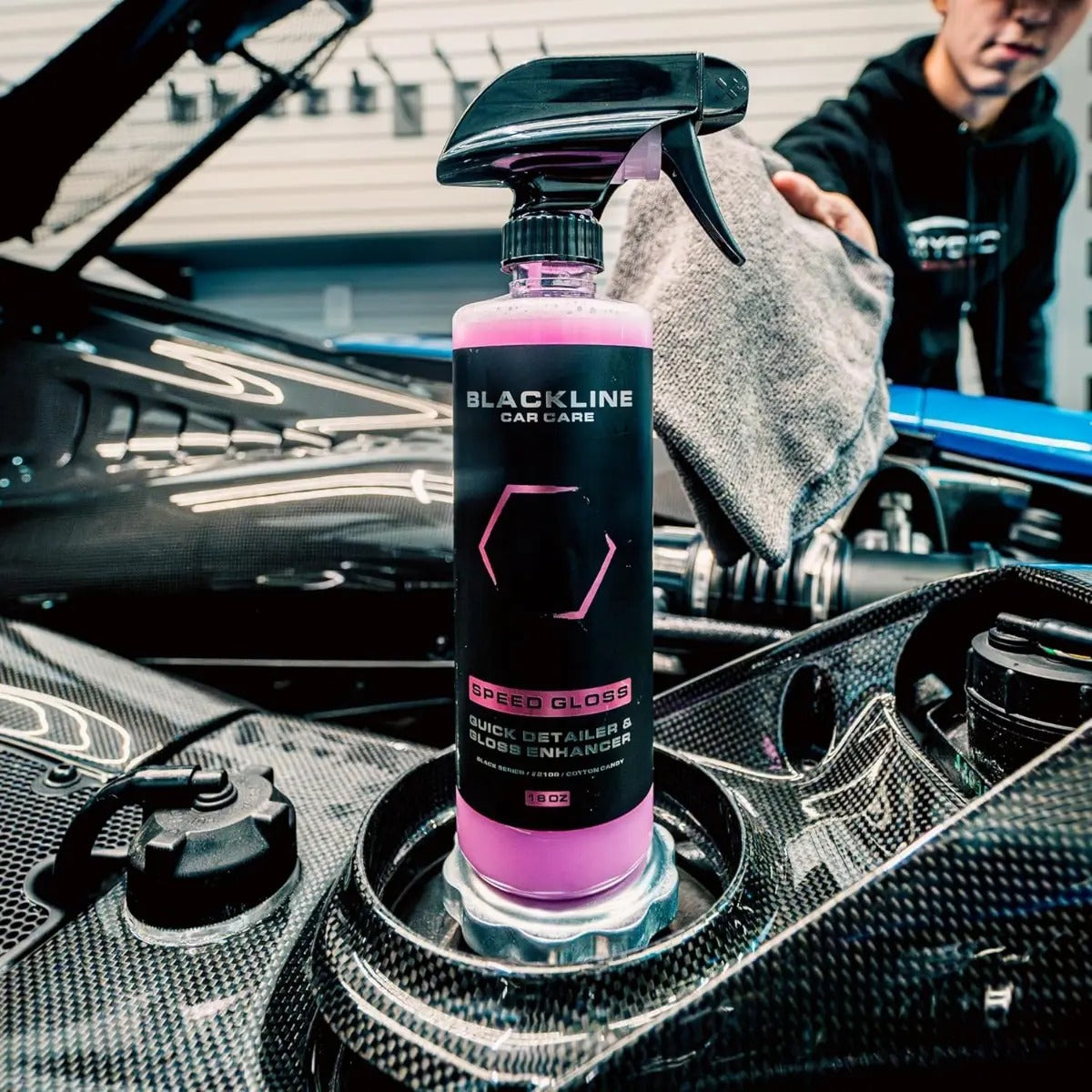 Spray Brillo Rapido Auto 473ml Acabado Sin Rayas
