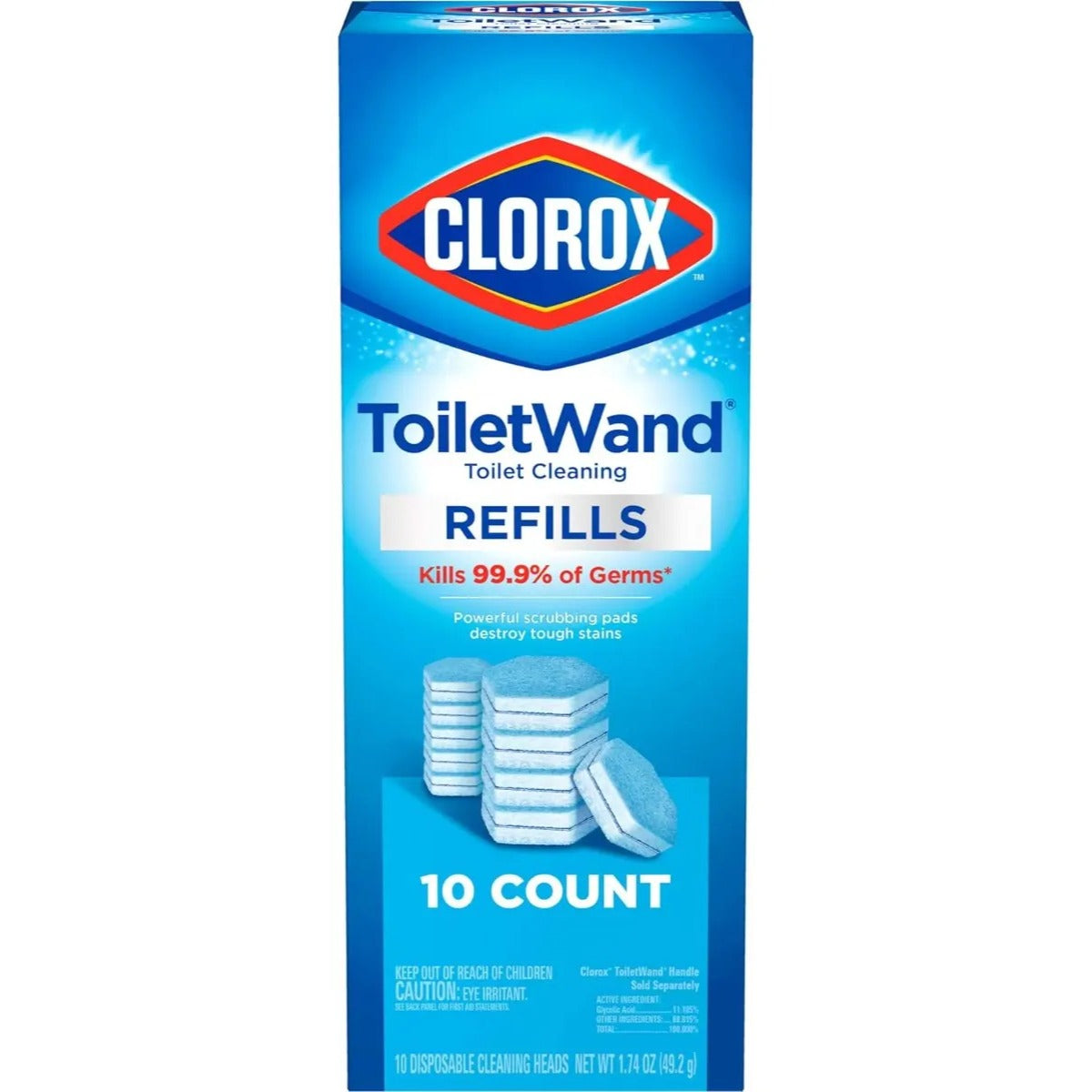 Repuestos Desinfectantes Clorox Toiletwand 10 Piezas Refills