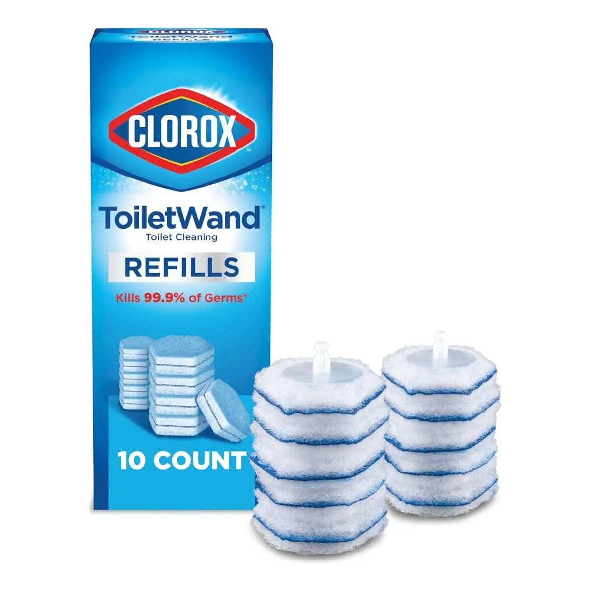 Repuestos Desinfectantes Clorox Toiletwand 10 Piezas Refills