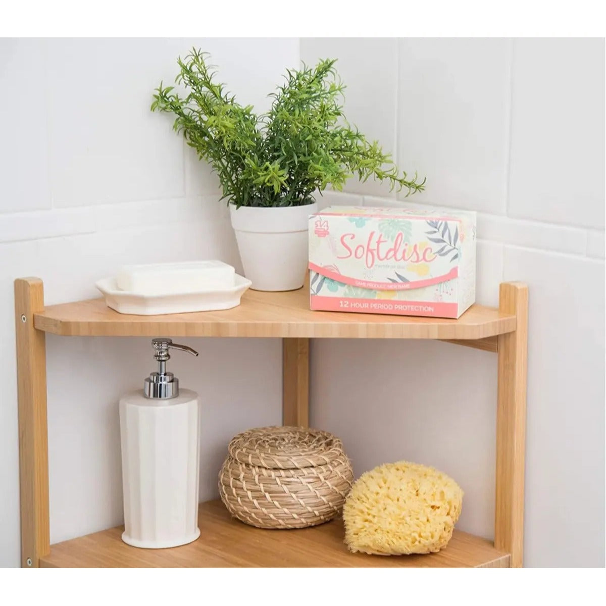 14 X Softdisc Discos Menstruales Desechables Certificados