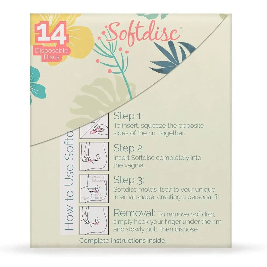 14 X Softdisc Discos Menstruales Desechables Certificados