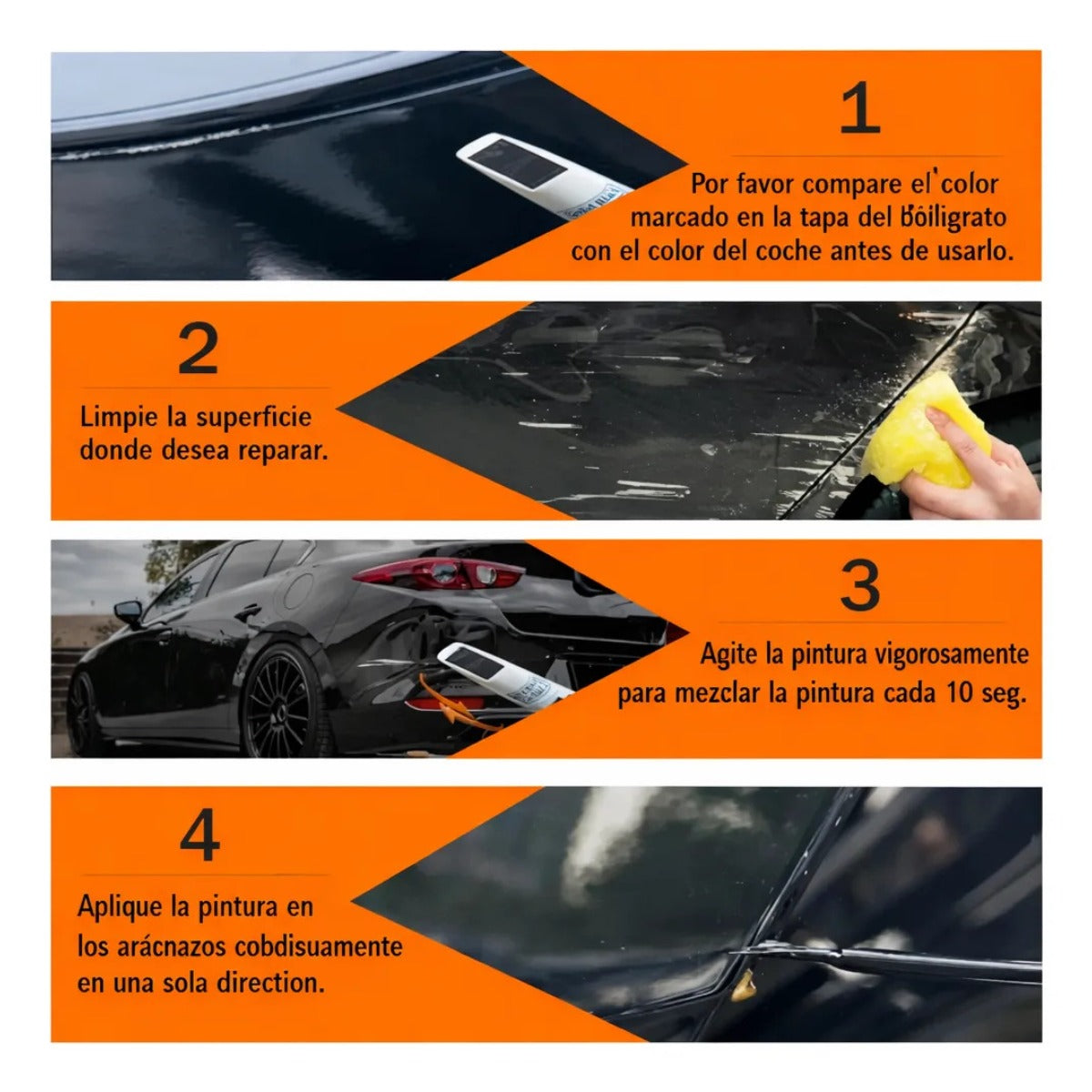 Pintura Reparación Rasguños Mazda Tricoat Lápiz Premium