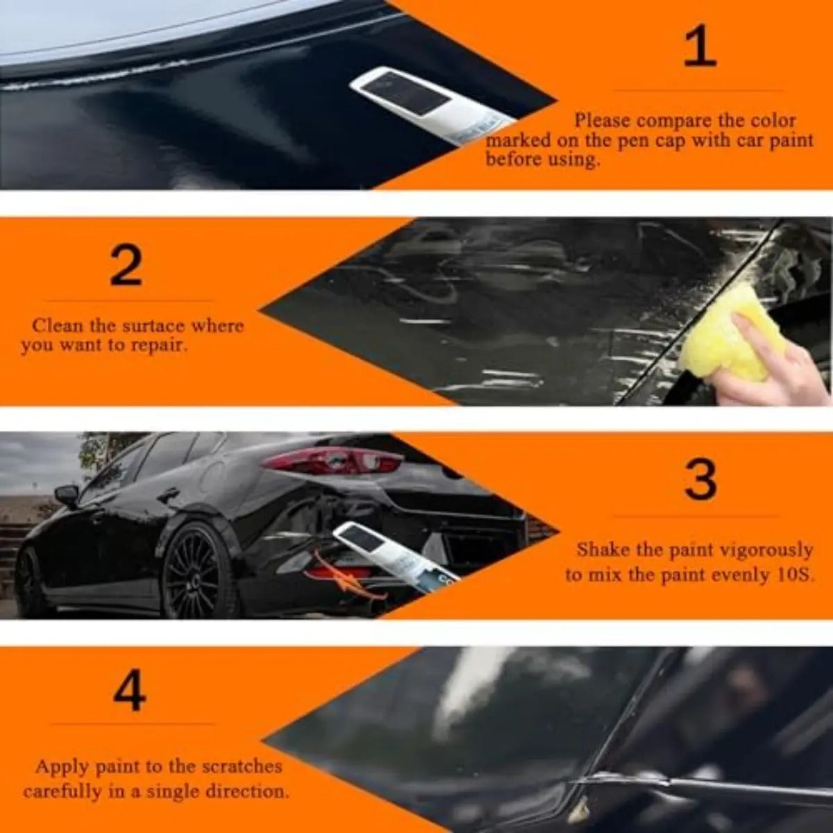 Pintura Reparación Rasguños Mazda Tricoat Lápiz Premium