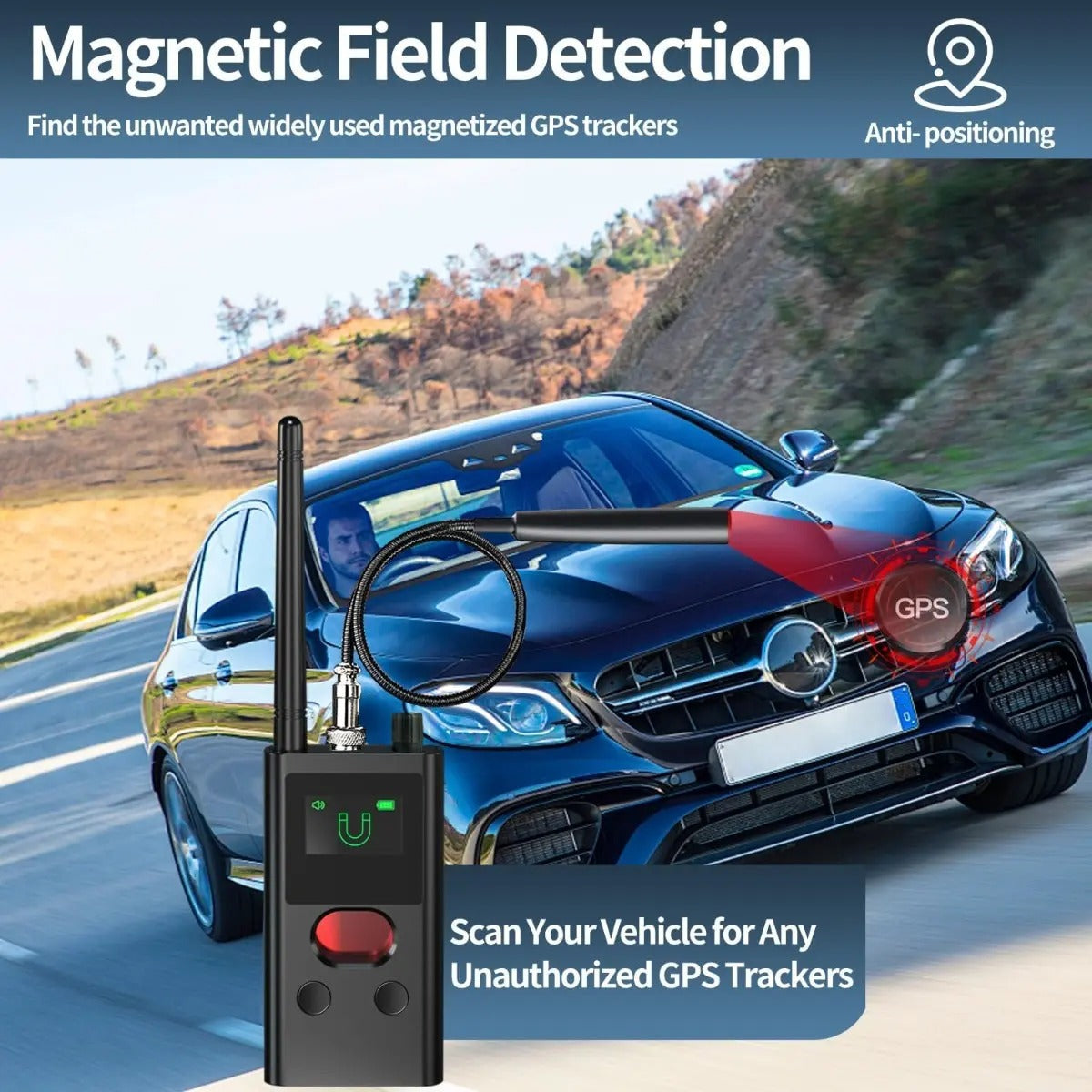 Detector De Cámaras Y Dispositivos Ocultos Portátil Dbjibf
