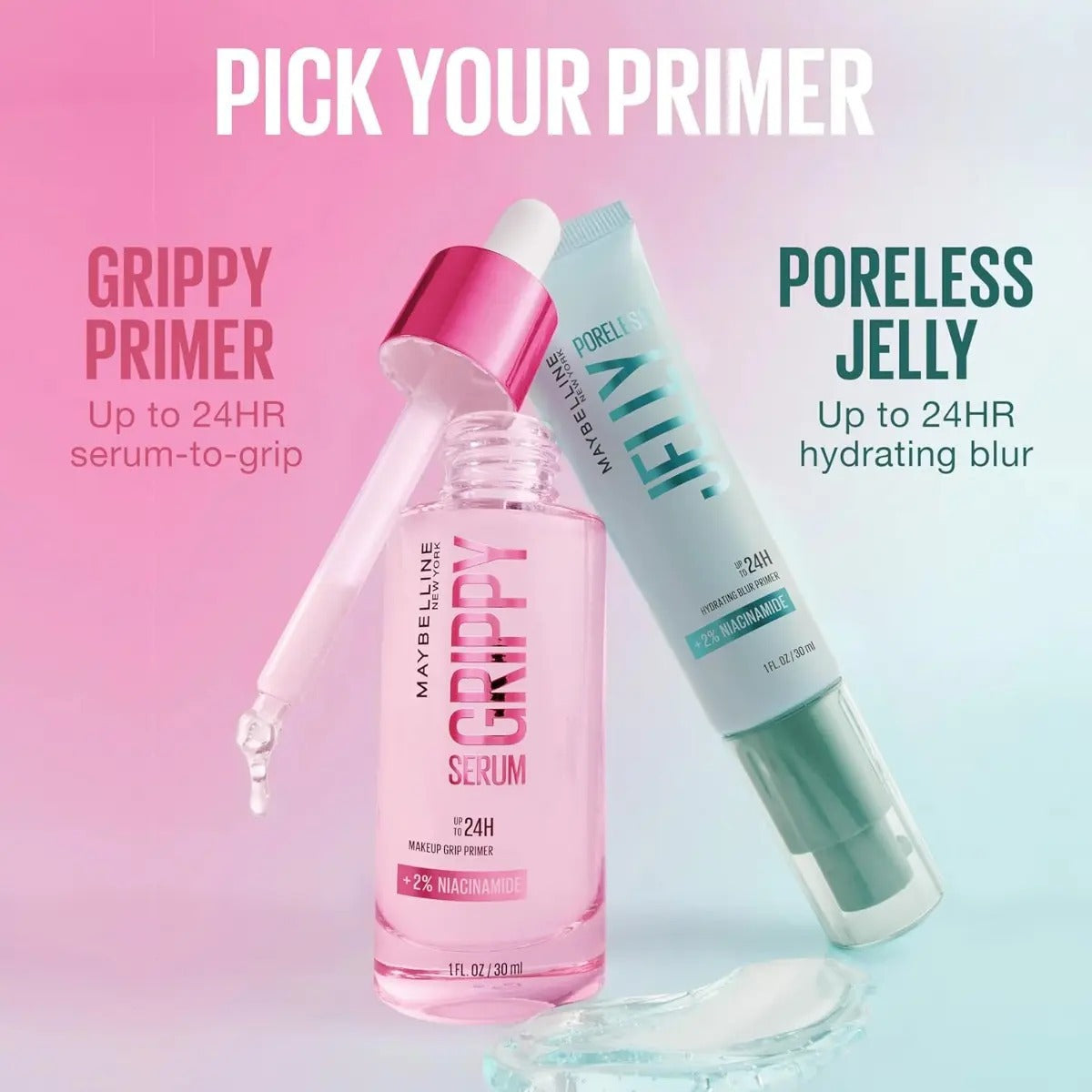 Primer Facial Maybelline Poreless Jelly Con Niacinamida