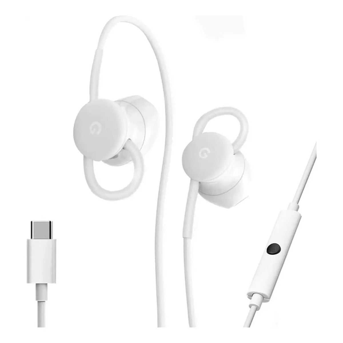 Google Earbuds Usb C Con Cable Control Tipo C Audifonos