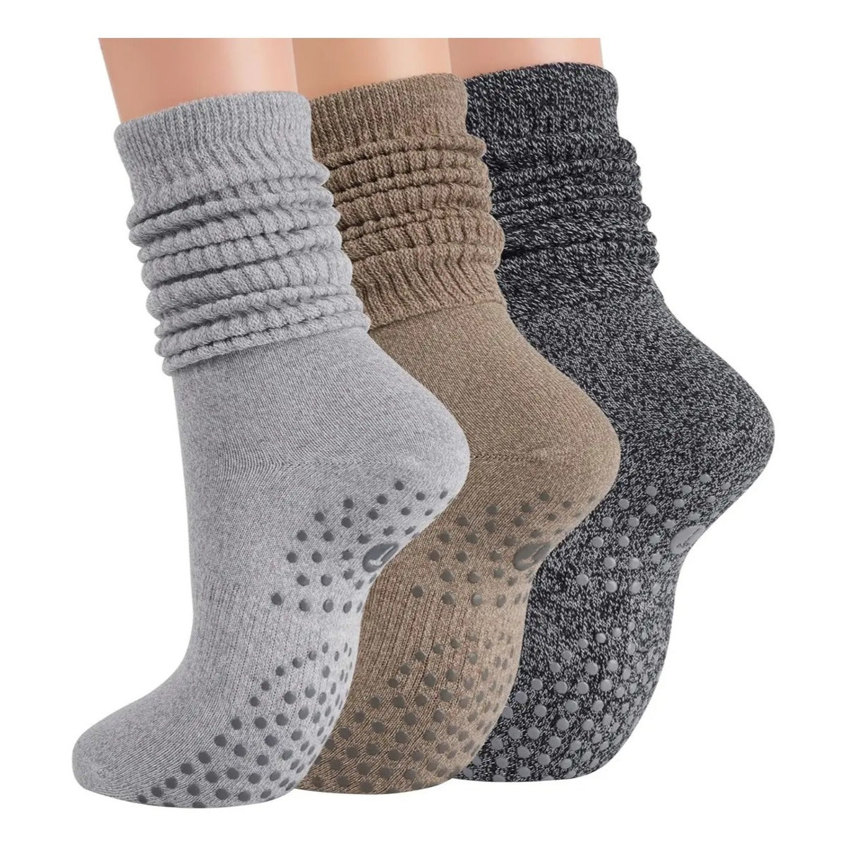 Calcetas Antideslizantes Mujer Yoga Pilates Barre Gym