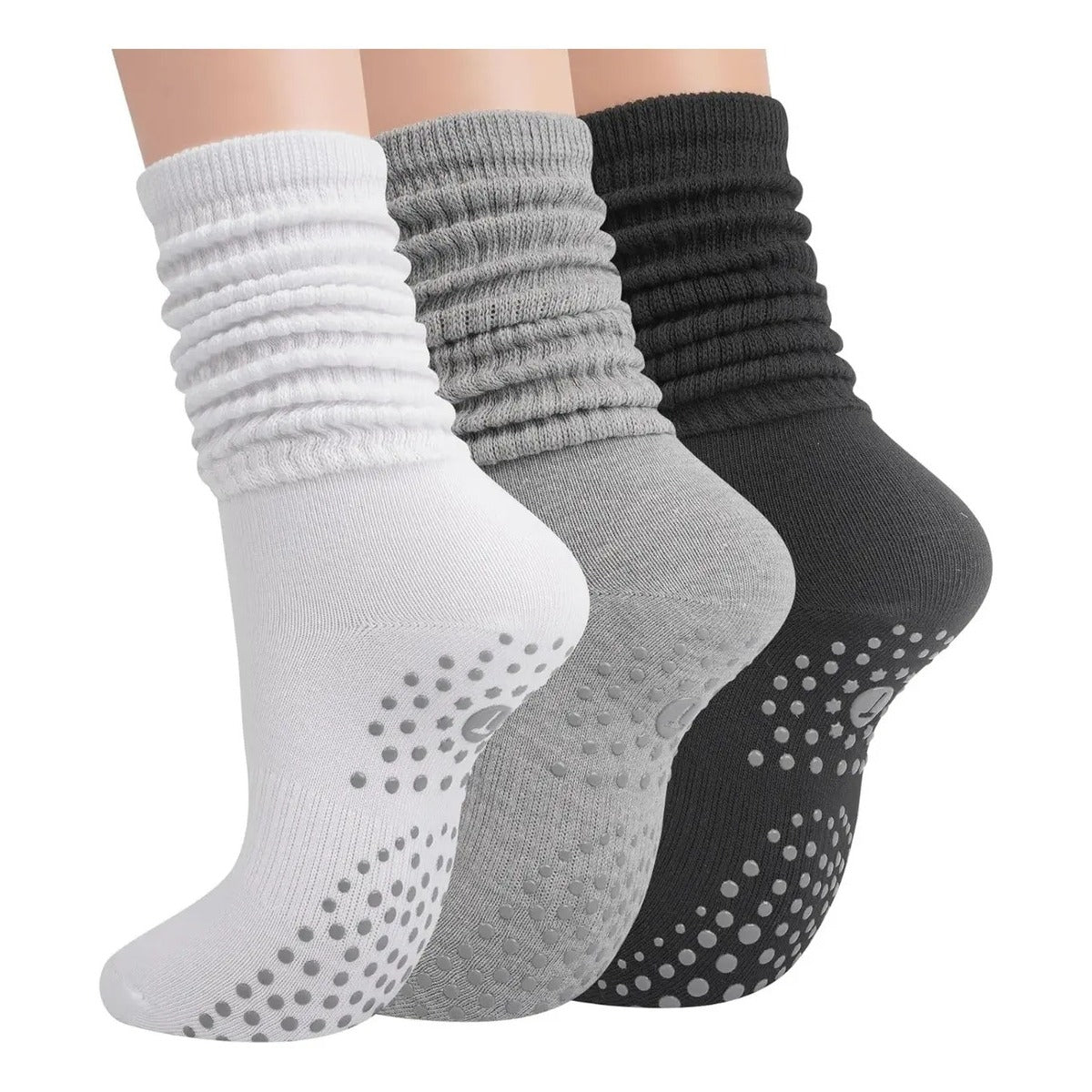Calcetas Antideslizantes Mujer Yoga Pilates Barre Gym