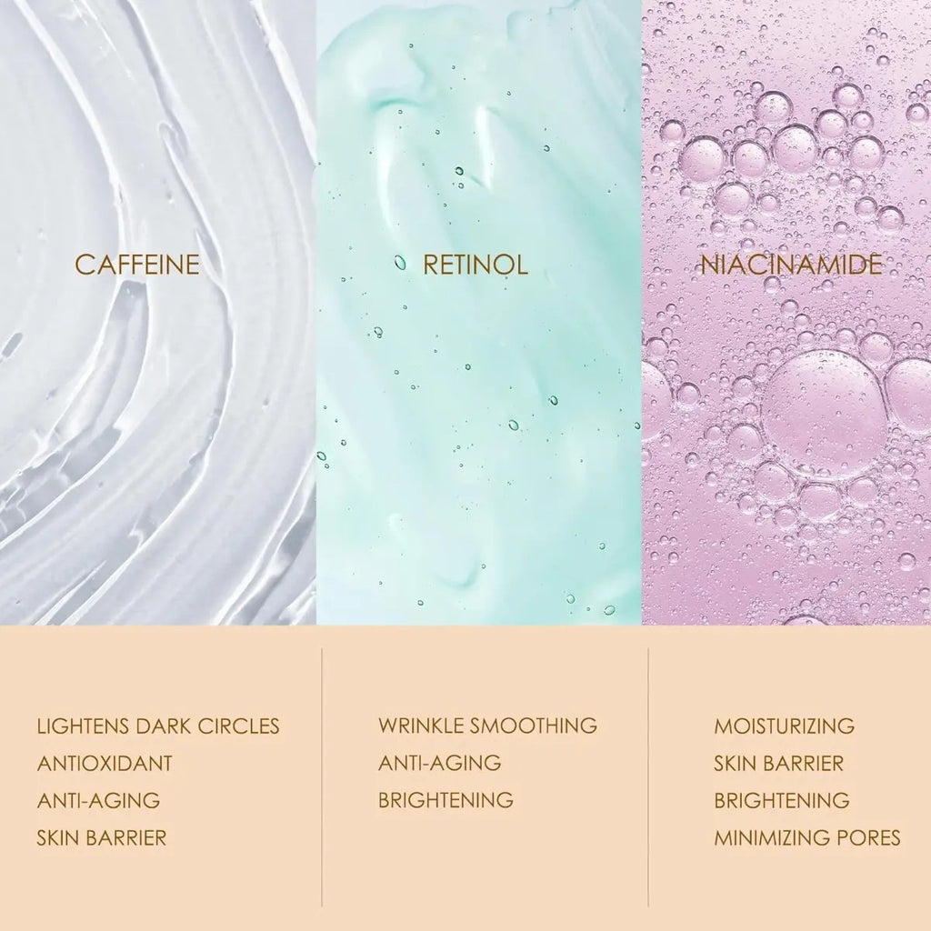Crema Ojos Hombre Ojeras Inflamación Cafeína Roll-on