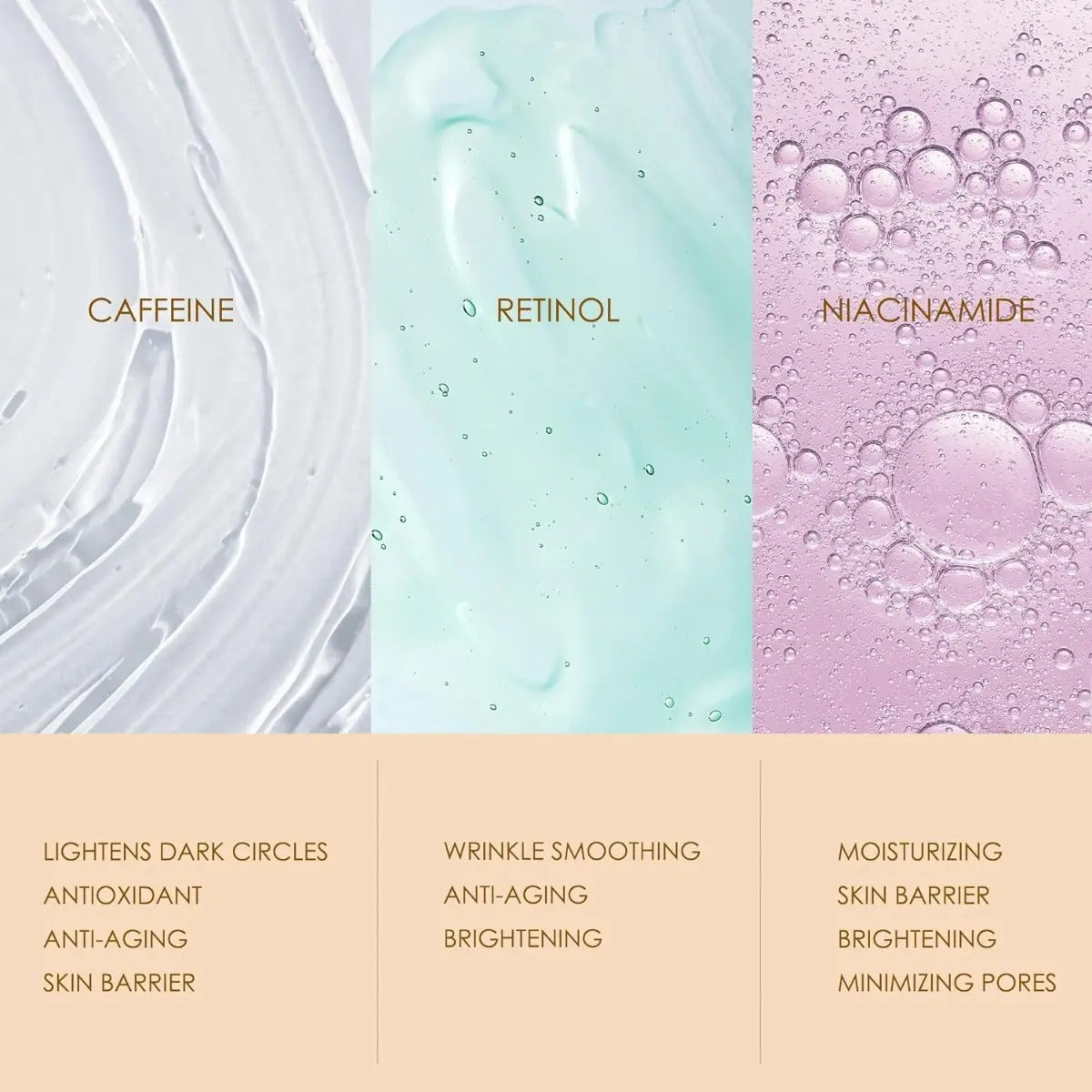 Crema Ojos Hombre Ojeras Inflamación Cafeína Roll-on