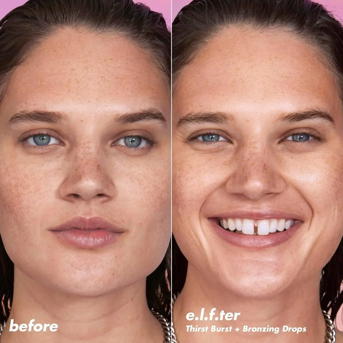 Set Cuidado Facial E.l.f Hidratante Bronceador Vegano Piel