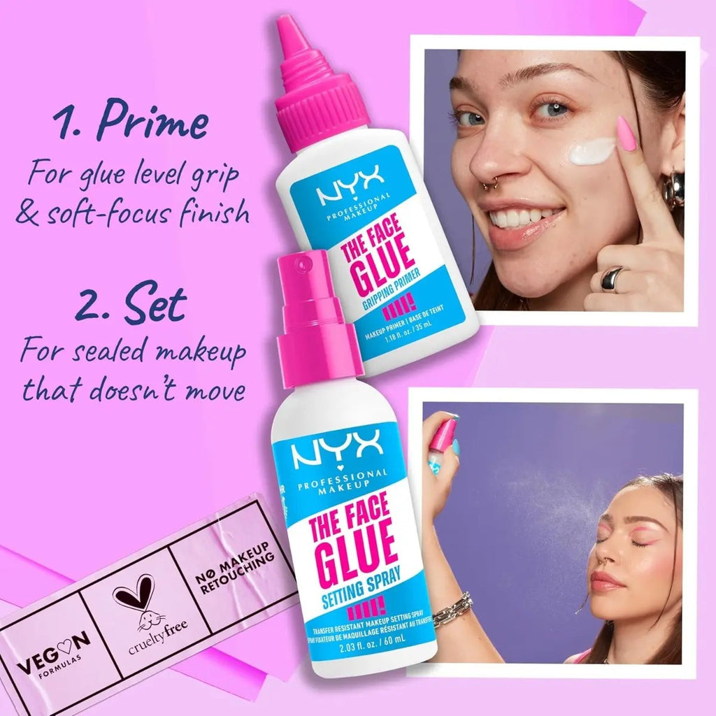 Primer Facial Nyx Face Glue Hidratante Vegano 24h