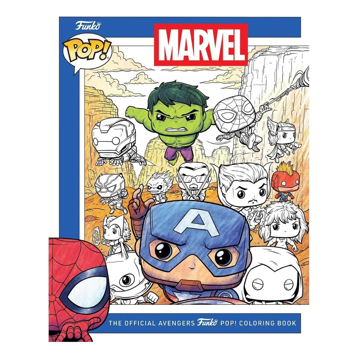 Comic Para Colorear Funko Pop Avengers Marvel Oficial