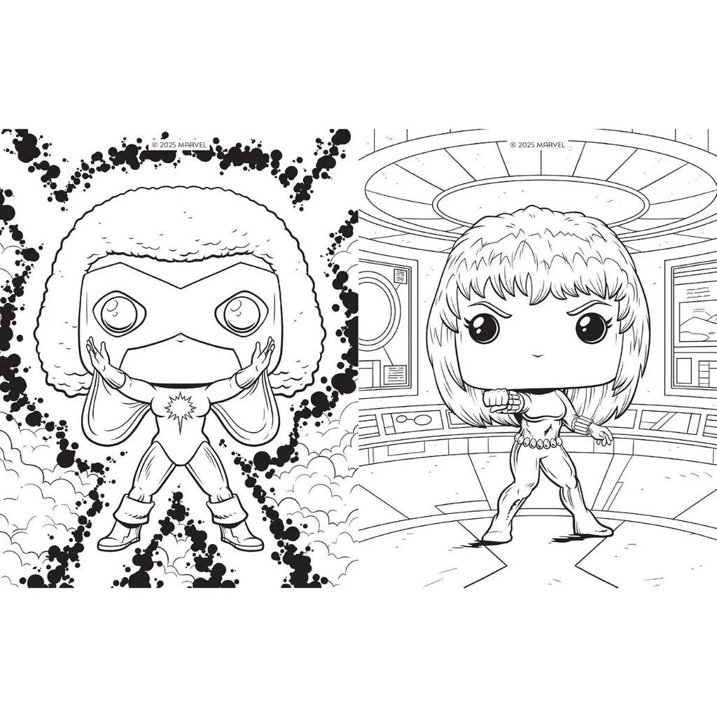 Comic Para Colorear Funko Pop Avengers Marvel Oficial
