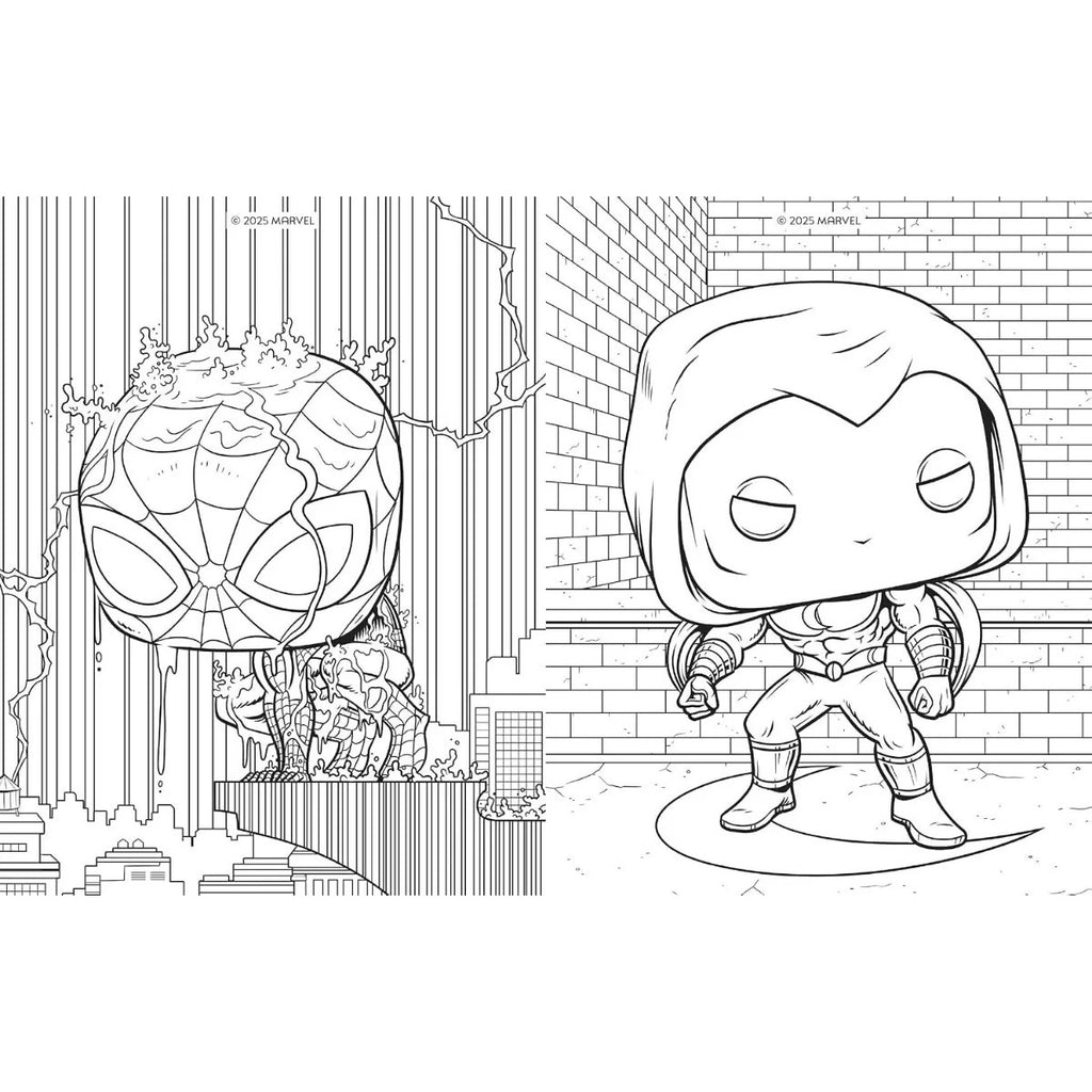 Comic Para Colorear Funko Pop Avengers Marvel Oficial