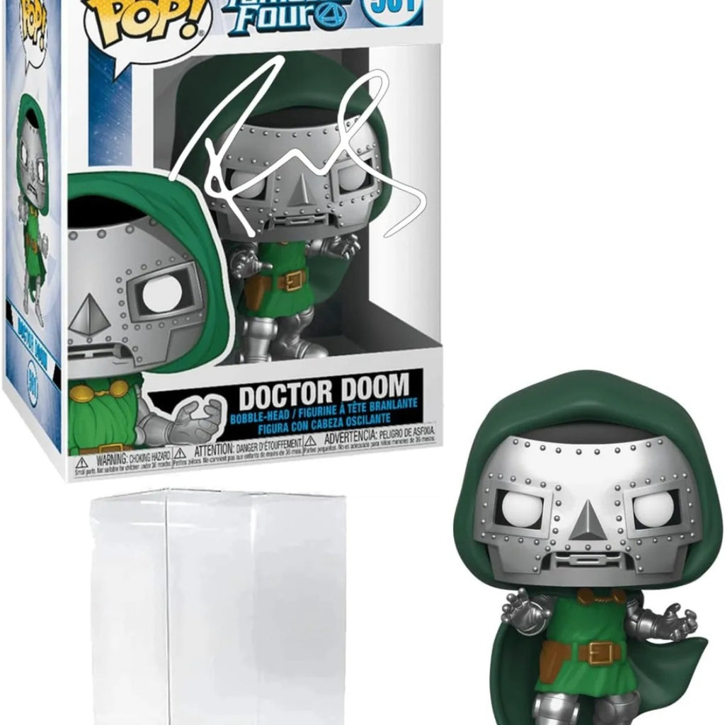 Funko Pop Doctor Doom 561 Marvel Autografiado Con Protector
