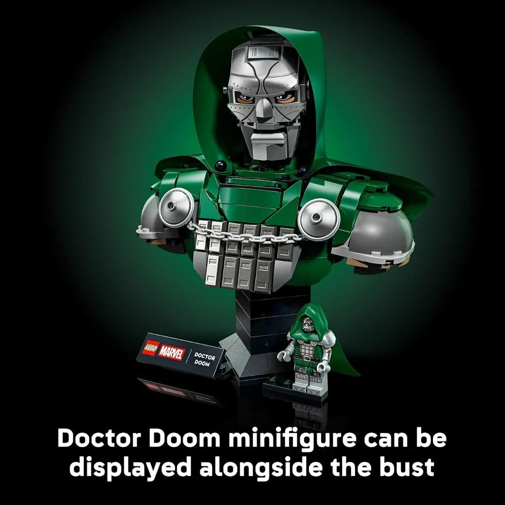 Lego Marvel Doctor Doom Busto 76345 Bloques Colección Niño