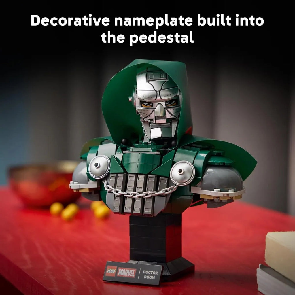 Lego Marvel Doctor Doom Busto 76345 Bloques Colección Niño
