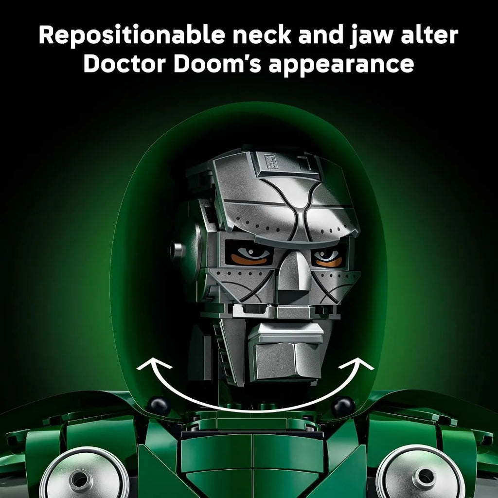 Lego Marvel Doctor Doom Busto 76345 Bloques Colección Niño