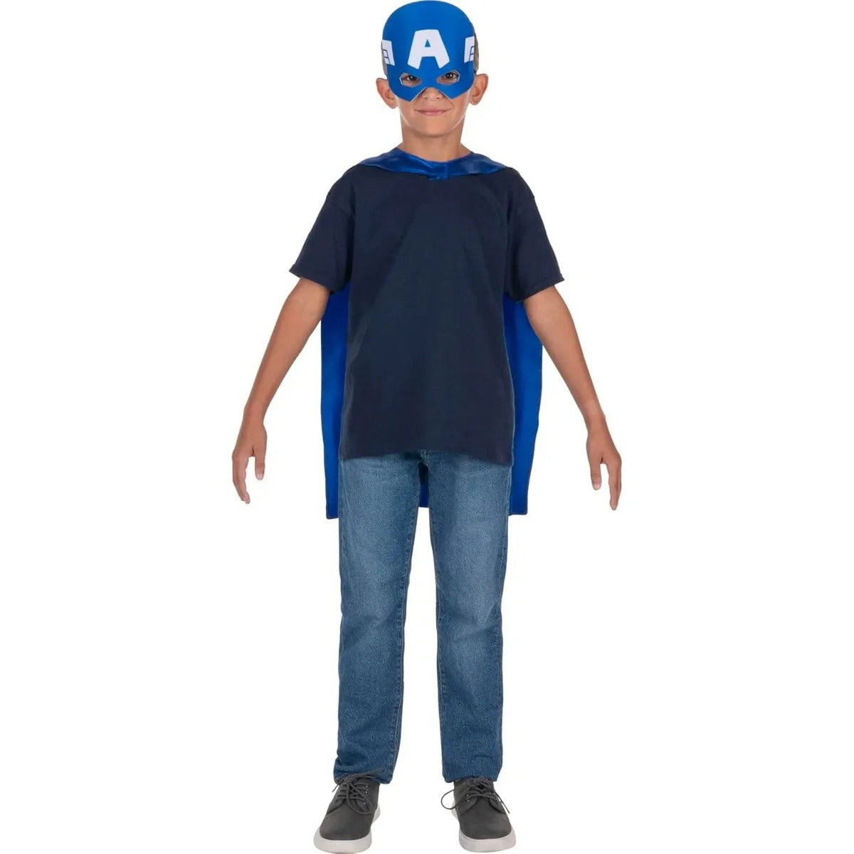 Set Capas Y Mascaras Marvel Avengers Superheroes 4 Piezas