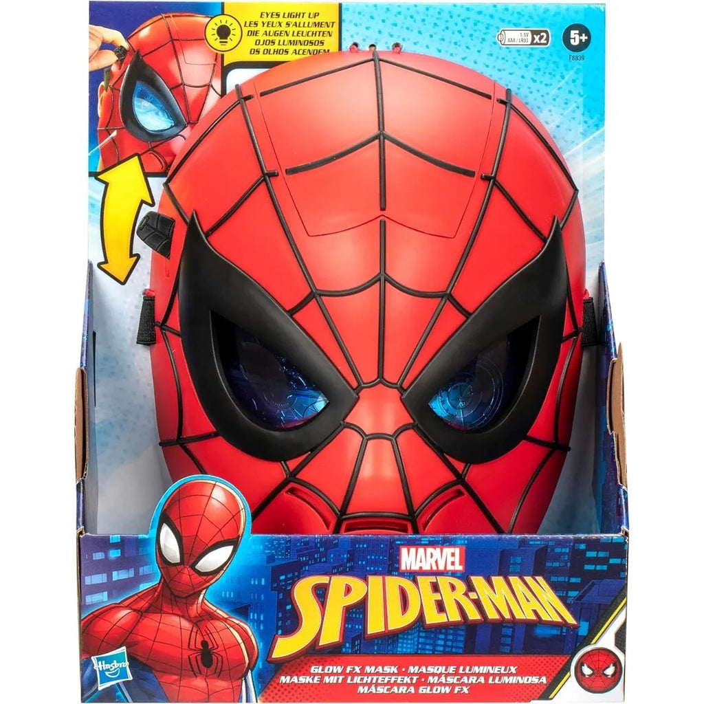 Mascara Marvel Spider Man Glow Fx Luminosa Juguete