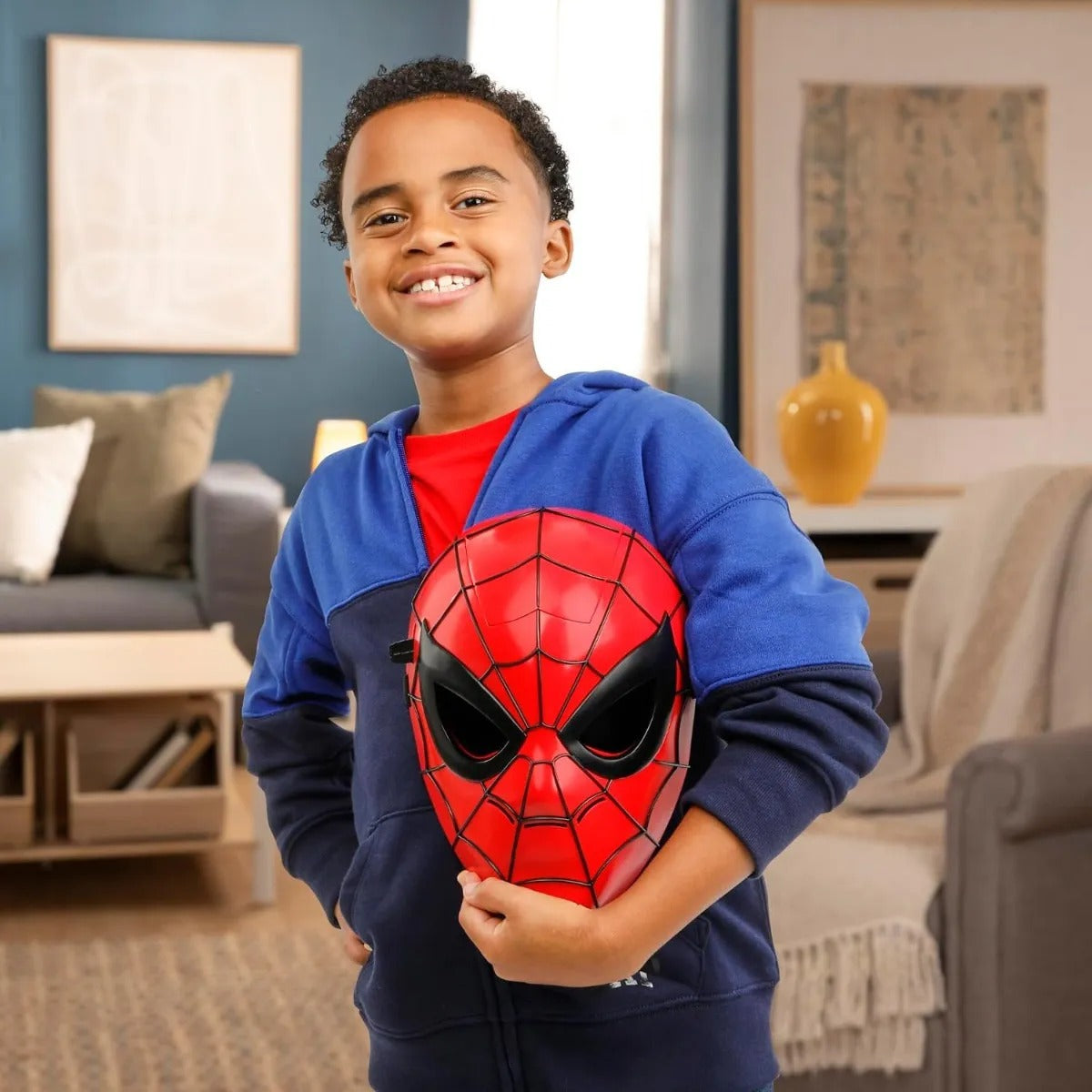 Mascara Marvel Spider Man Glow Fx Luminosa Juguete