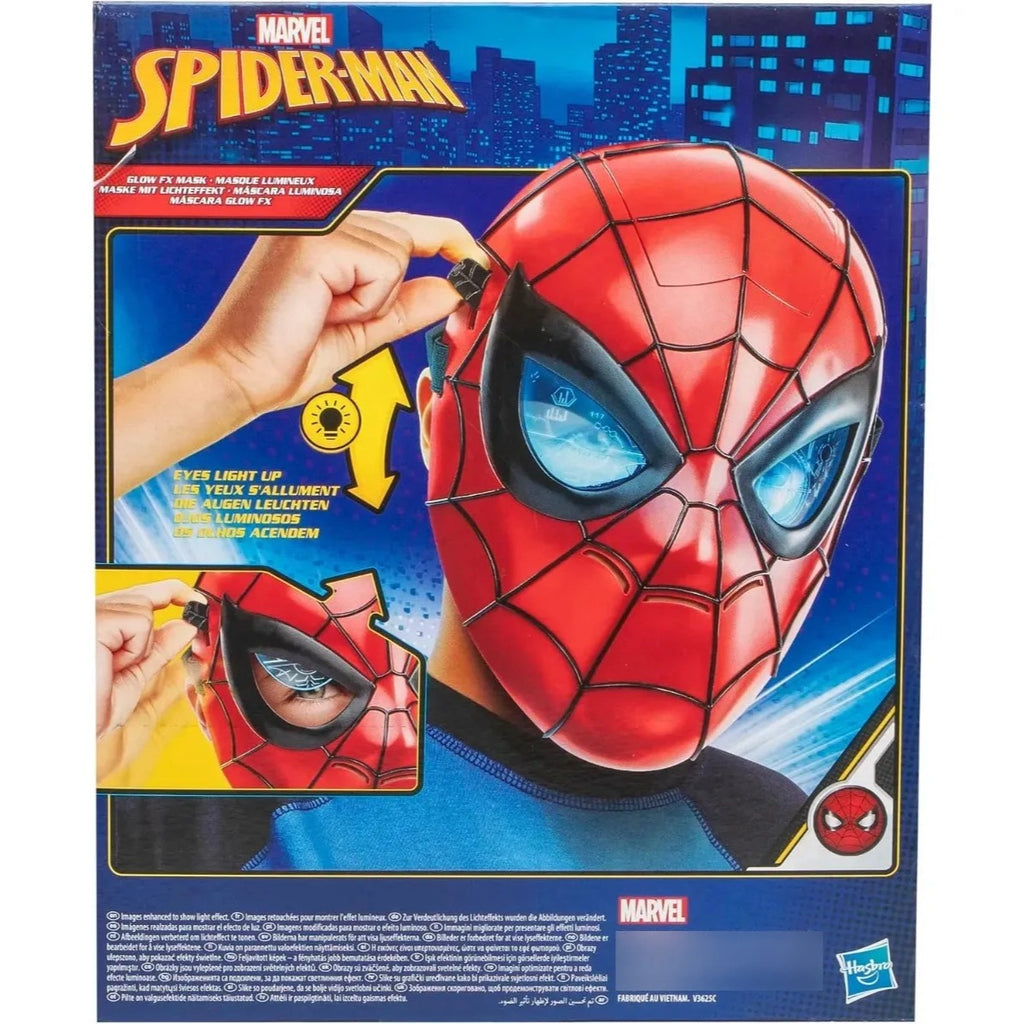 Mascara Marvel Spider Man Glow Fx Luminosa Juguete