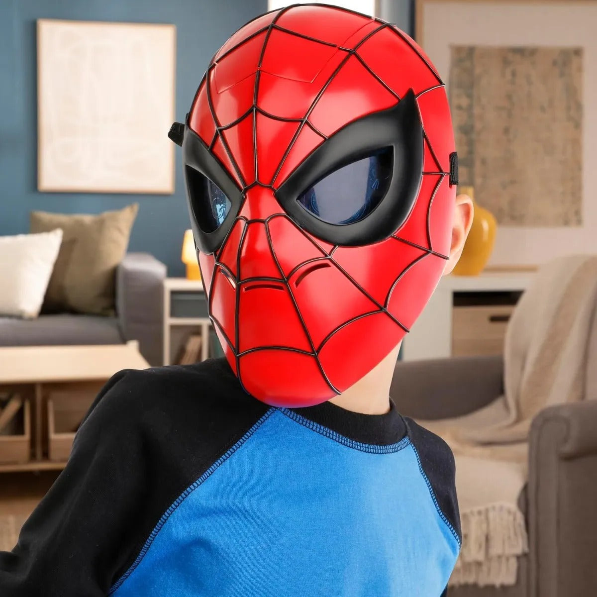Mascara Marvel Spider Man Glow Fx Luminosa Juguete