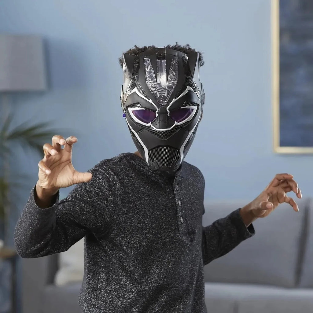 Mascara Black Panther Power Fx Vibranium Marvel Niños