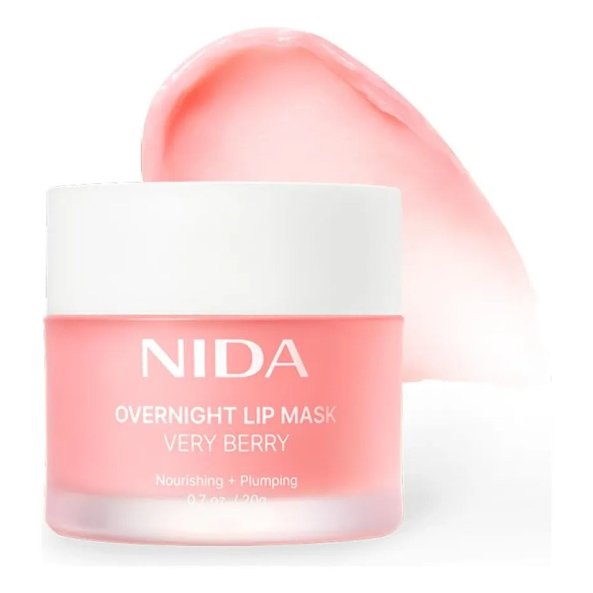 Mascara De Noche Para Labios Nida Very Berry Hidratante 20g