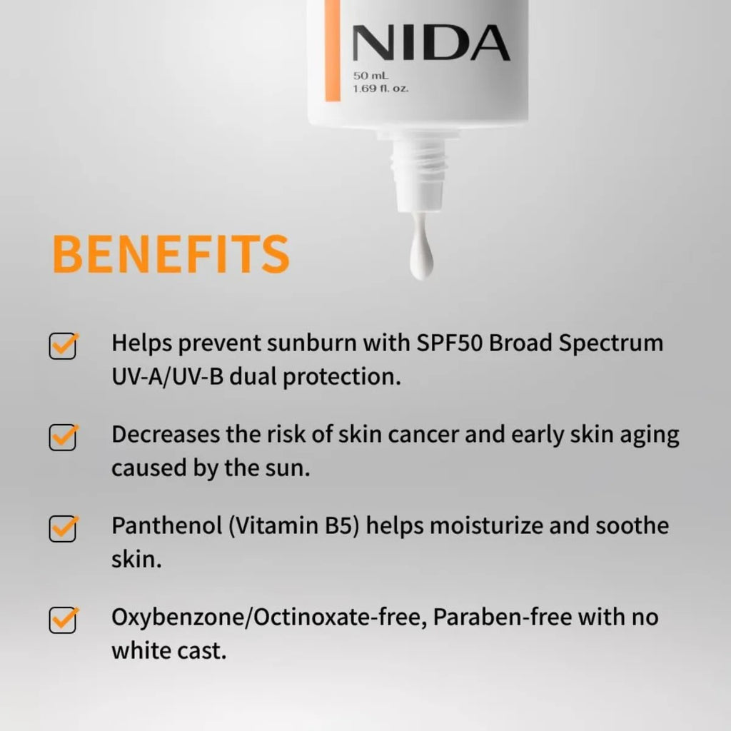 Crema Facial Nida Yam Mucin Piel Seca E Hidratacion 55ml