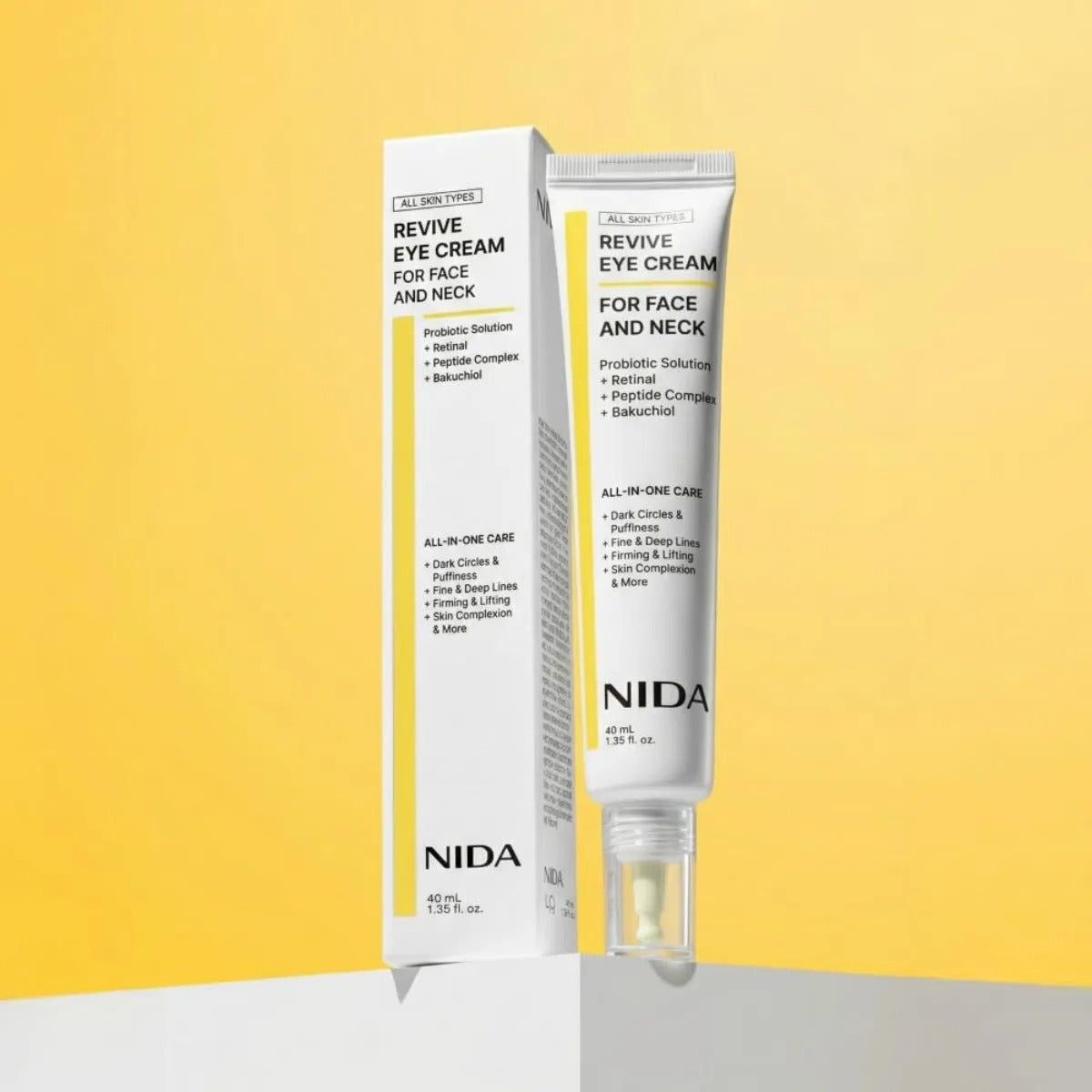 Crema Contorno Ojos Cara Nida Retinal Bakuchiol 40g