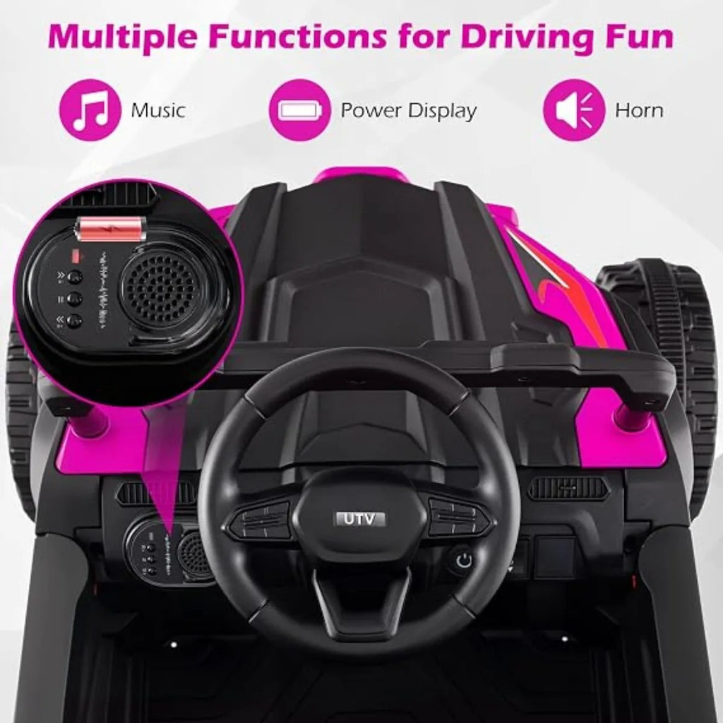 Camion Utv Electrico Infantil Olakids 12v Control Remoto Led