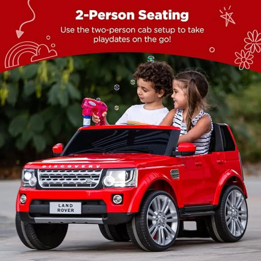 Auto Electrico Infantil 2 Asientos Land Rover 12v Control