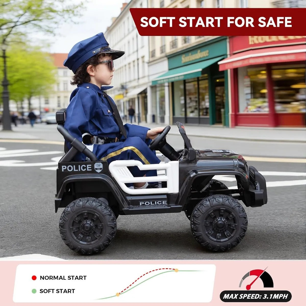 Auto Electrico Infantil Kidzone 2 Plazas 12v Niños