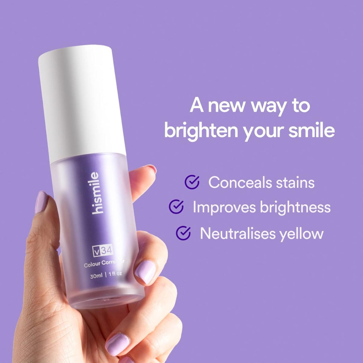 Hismile Pasta Dental Corrector Color Blanqueador
