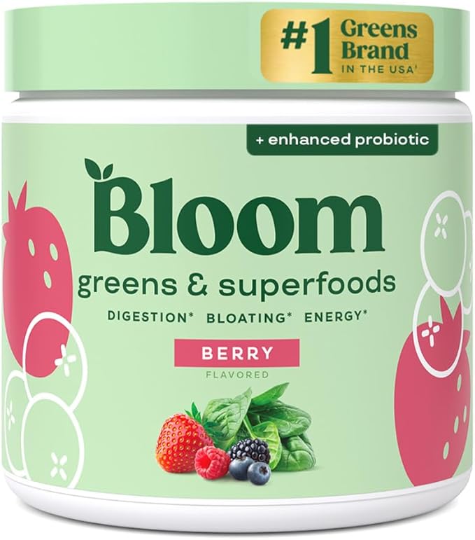 Bloom Polvo Verde Superfood Mujeres y Hombres 30 Servings
