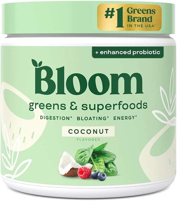 Bloom Polvo Verde Superfood Mujeres y Hombres 30 Servings