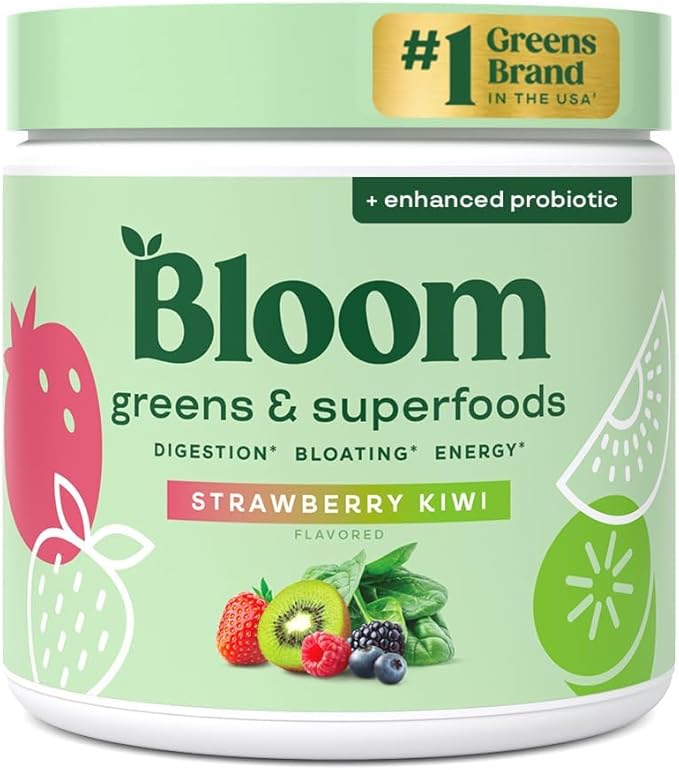 Bloom Polvo Verde Superfood Mujeres y Hombres 30 Servings