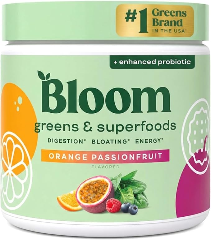 Bloom Polvo Verde Superfood Mujeres y Hombres 30 Servings