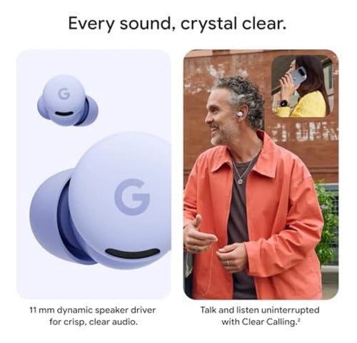 Google Pixel Buds 2a Bluetooth Cancelacion Ruido Bateria 20h