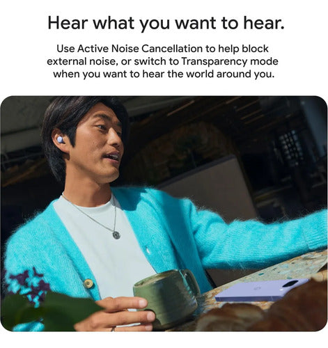 Google Pixel Buds 2a Bluetooth Cancelacion Ruido Bateria 20h